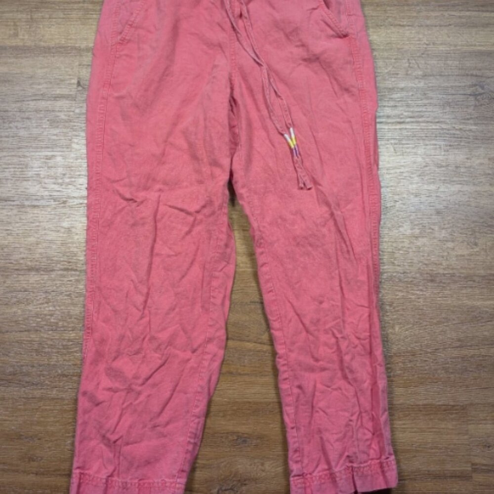 J.Crew Linen Waist Seaside pants size L style AN013